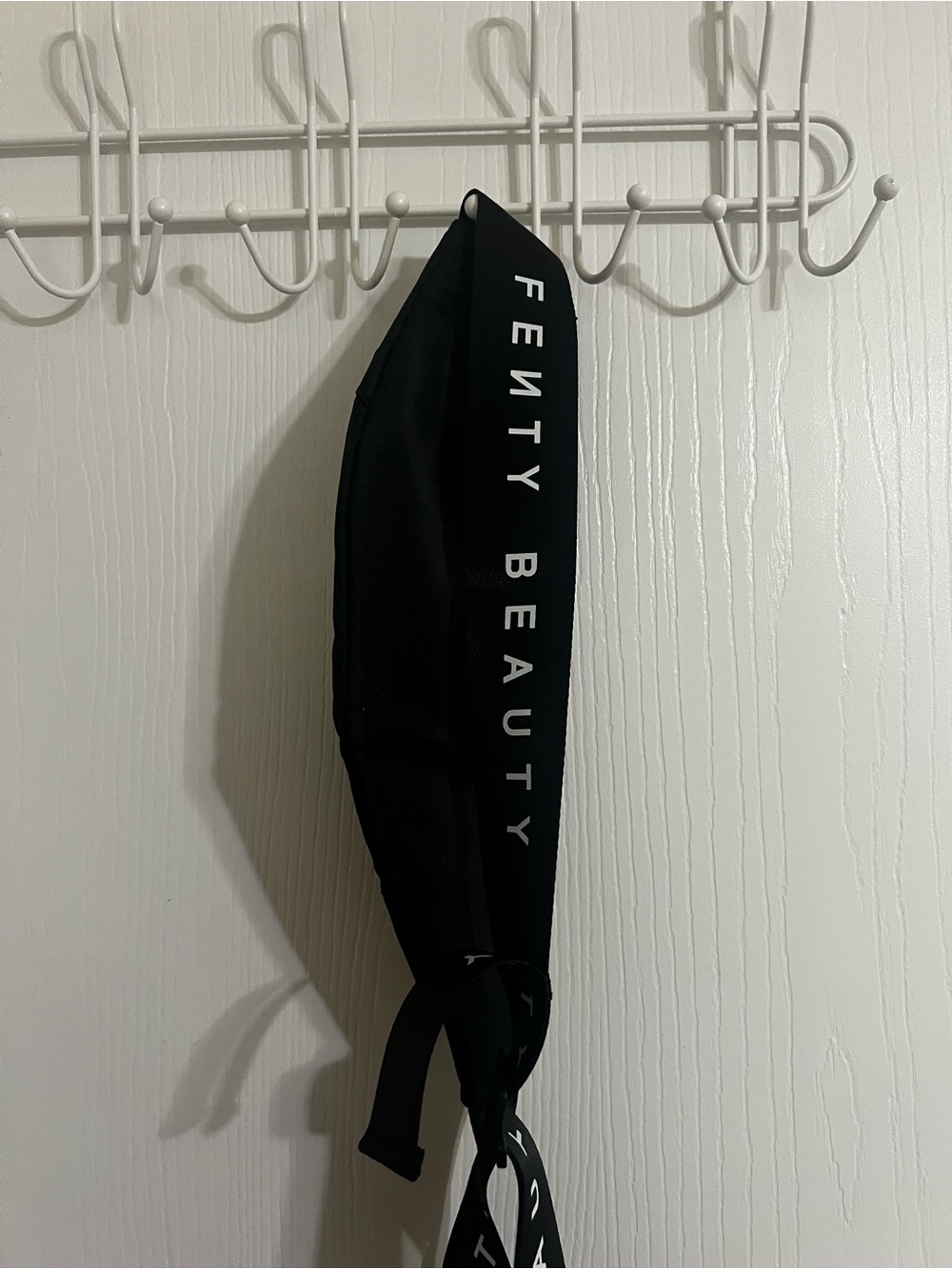 Fenty Beauty Black Branded Crossbody Belt Bag